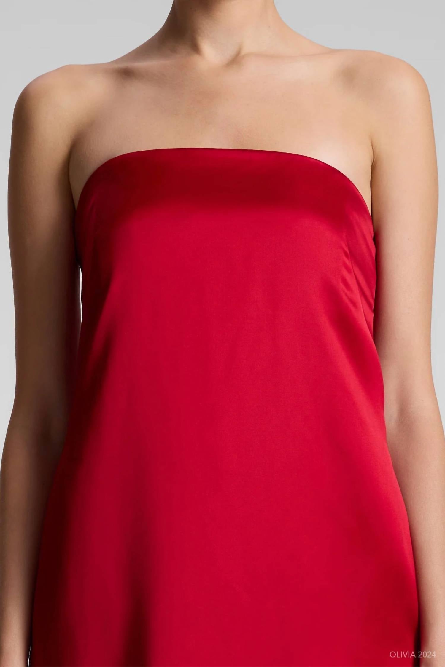 A.L.C. - Ani Strapless Satin Gown