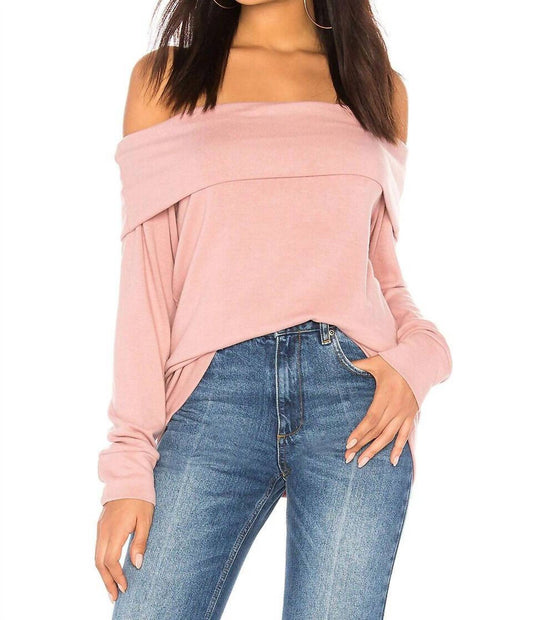 Cupcakes And Cashmere - Brooklyn Off The Shoulder Sweater