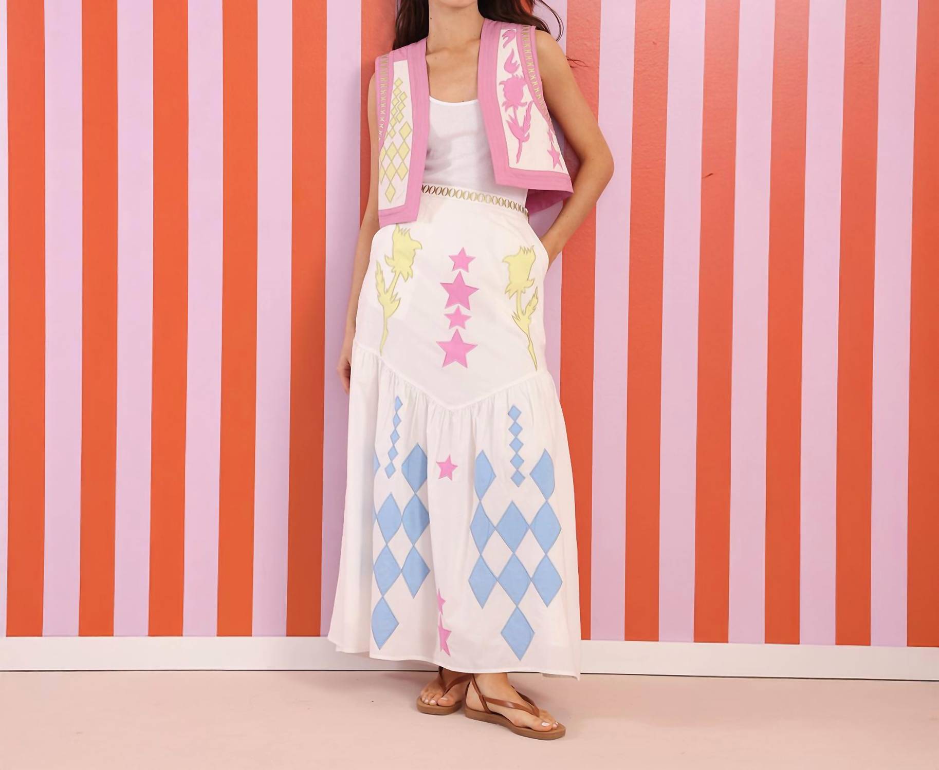 Vero Alfie - Women's Carrousel Maxi Skirt