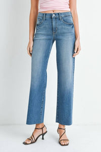 Just Black Denim - Slim Palazzo Scissor Cut Hem Jeans
