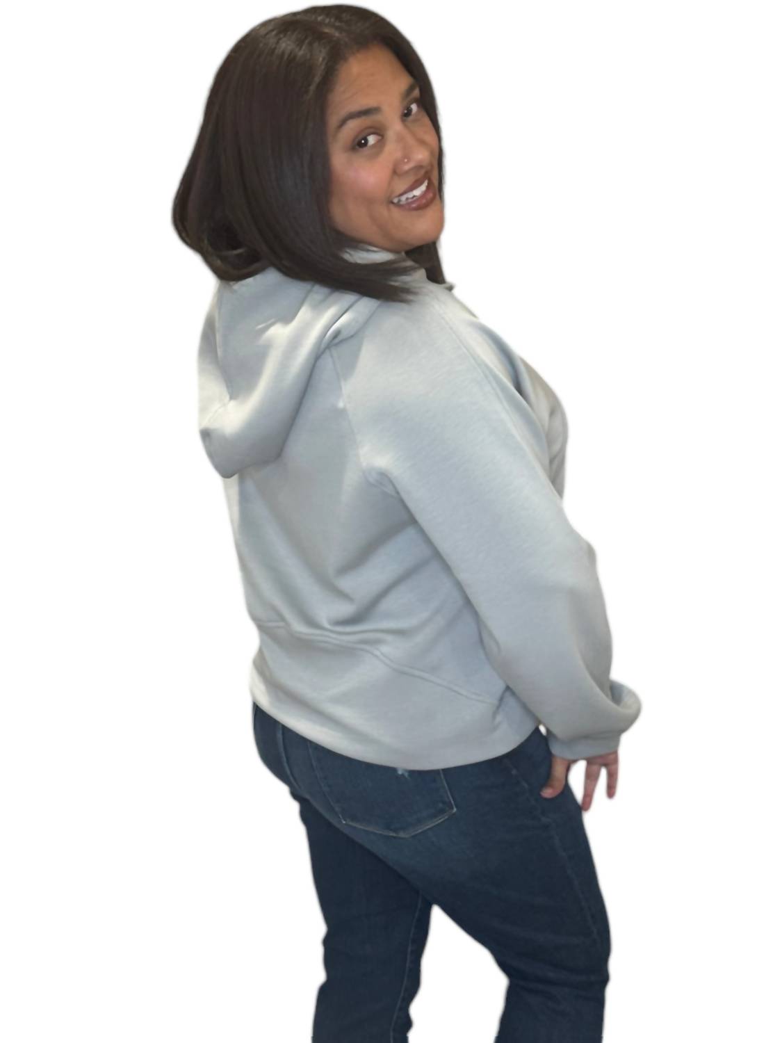 Wishlist - Scuba Half-Zip Hooded