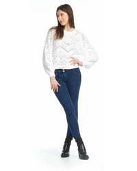 Papillon - Crochet Open Knit Sweater