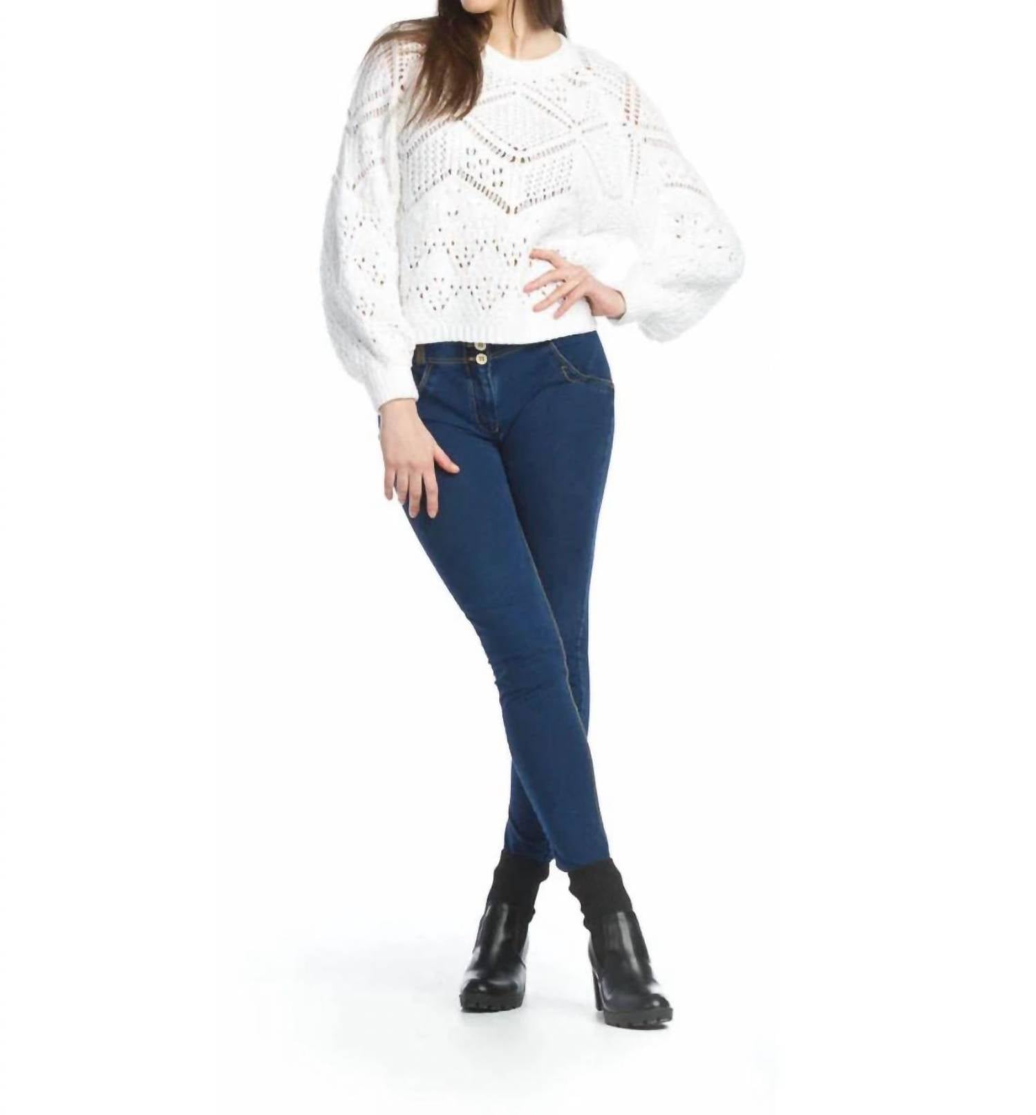 Papillon - Crochet Open Knit Sweater