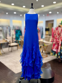 Carol Peretz - Women's Long Organza Prom Gown