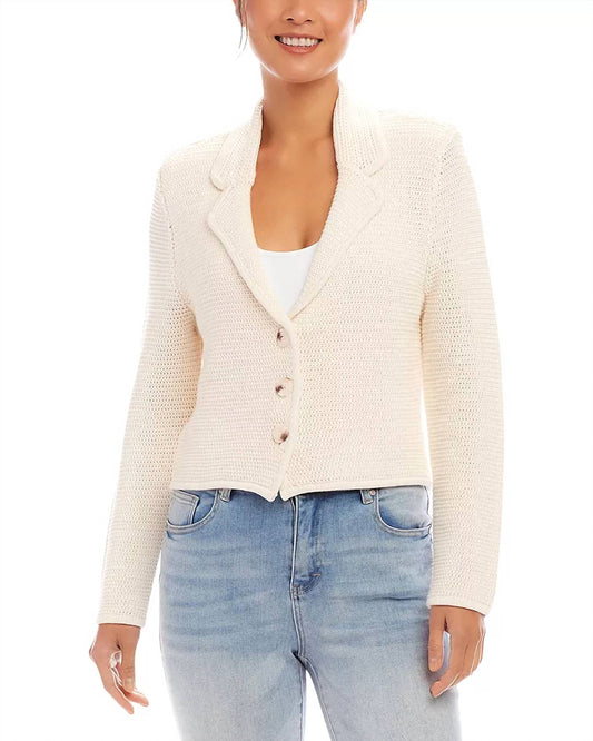 Karen Kane - Button Up Blazer Sweater