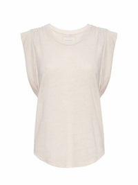 Brochu Walker Reins Muscle Tee in beige - women's shirt - view 6