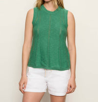 Sanctuary - Easy Pointelle Shell Top
