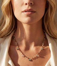 Native Gem - Women's Beaded Gemstone Necklace