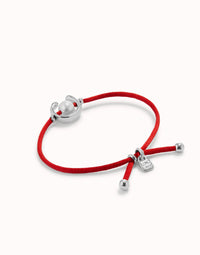 UNOde50 Women's Pearl Bracelet in red - women's jewelry - detail view