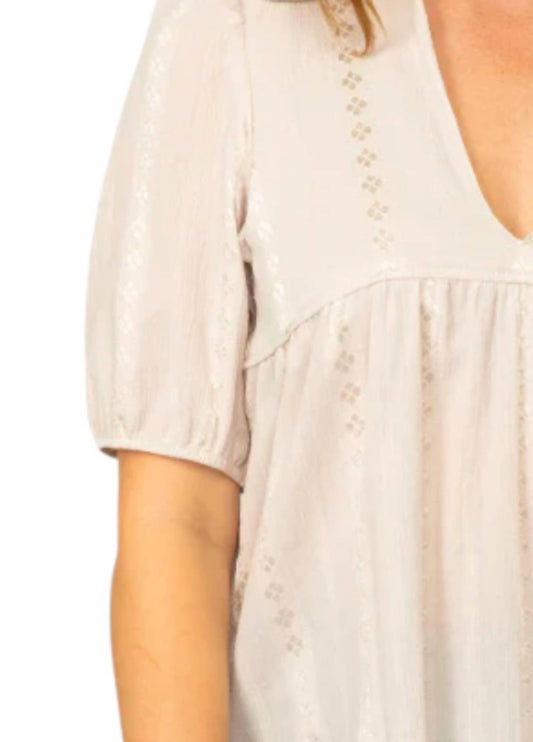 Cameo - Anchor Floral Jacquard Blouse