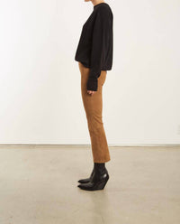 Sprwmn - Suede Crop Flare Pants