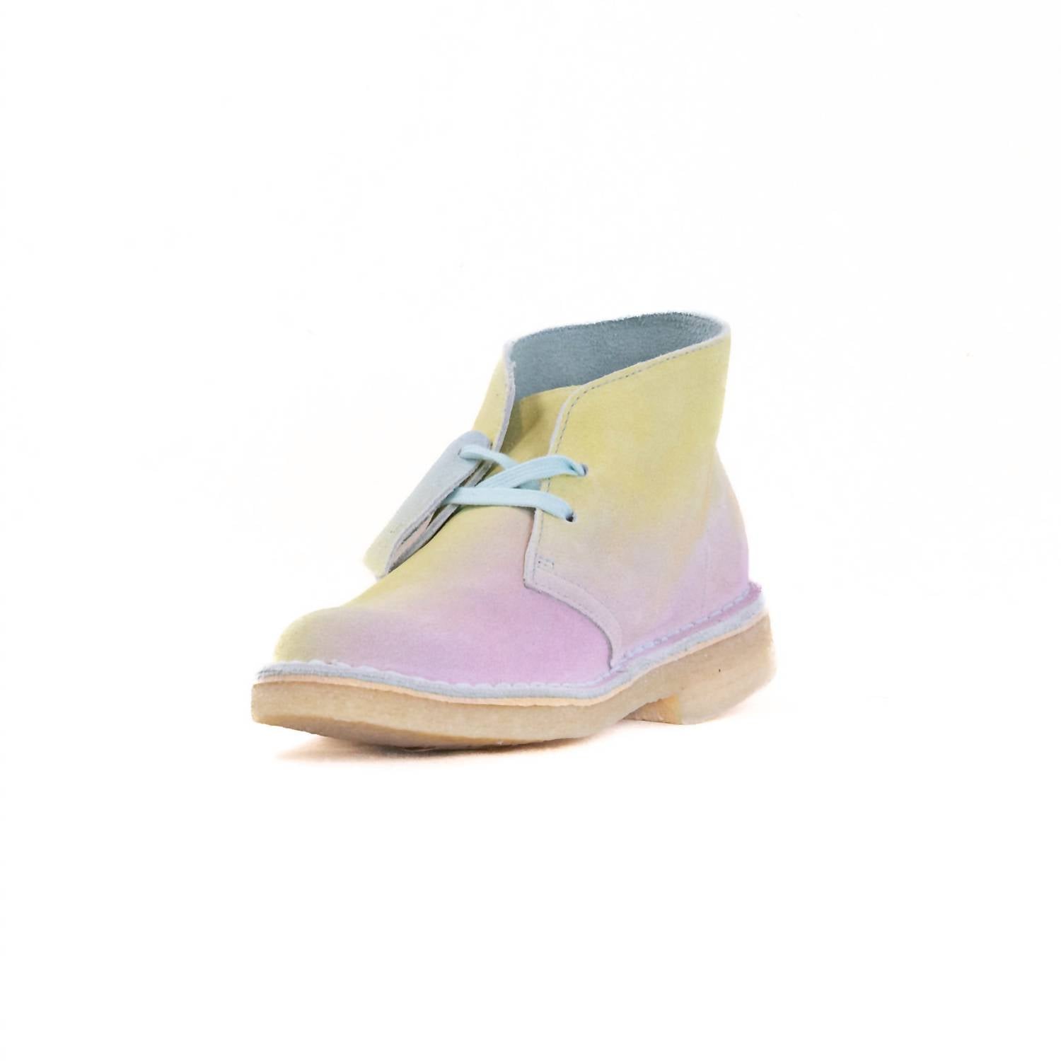 Clarks Women's Desert Ankle Boots in white blue - women's shoe - view 4