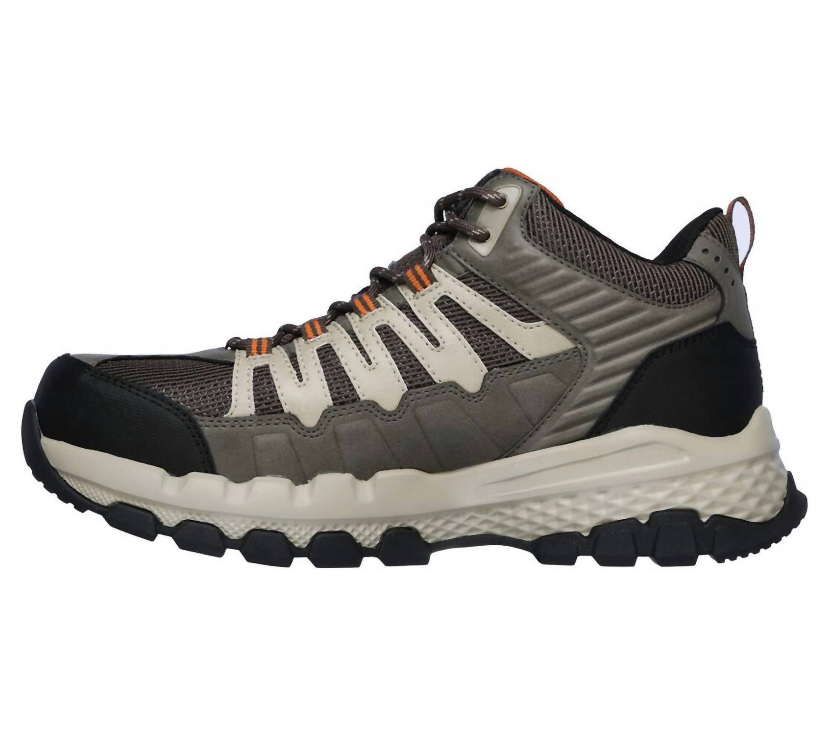 Skechers Men's Queznell Shoes in lt tan - men's sneaker - detail view