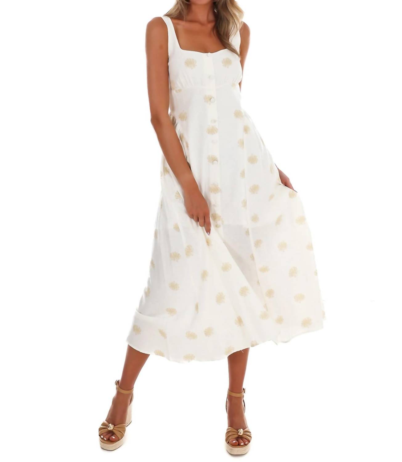 Blu Pepper - Women's Coastal Keepsake Midi Dress