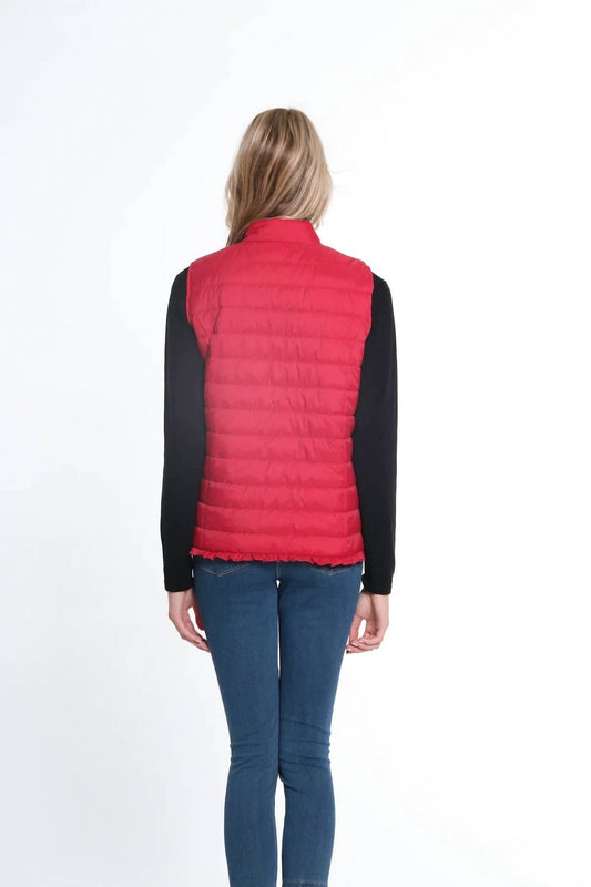 Multiples - Quilted Long Vest