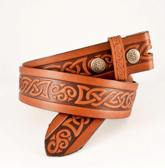 Lee River - Lee River Triskle Knot Embossed Belt
