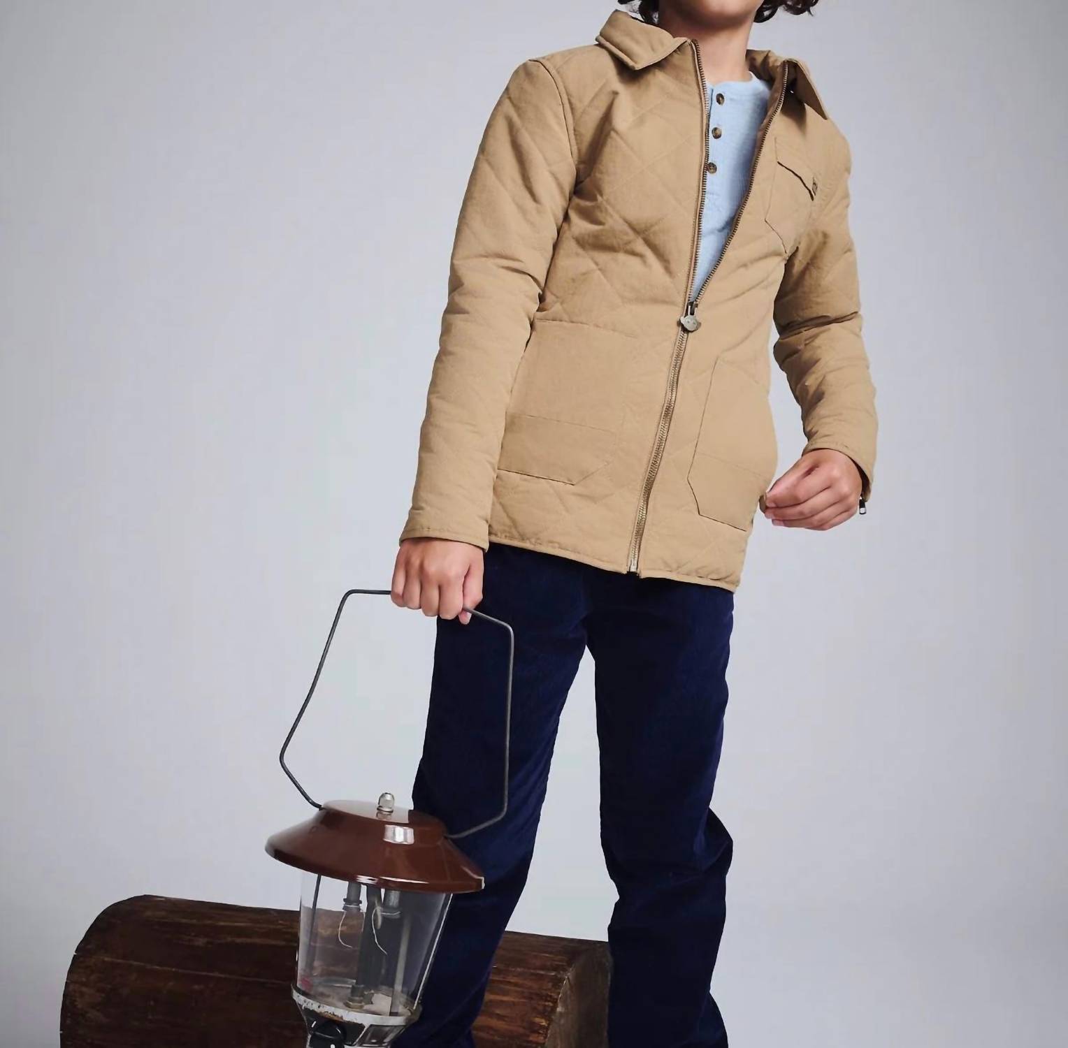 Appaman Flight Quilted Jacket in khaki - item