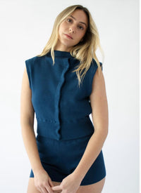 Nfp - CROPPED JACKET W/DETACHABLE SLEEVE