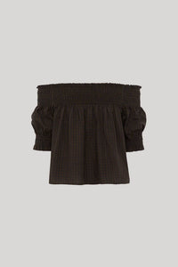 Matteau - Shirred Off Shoulder Blouse