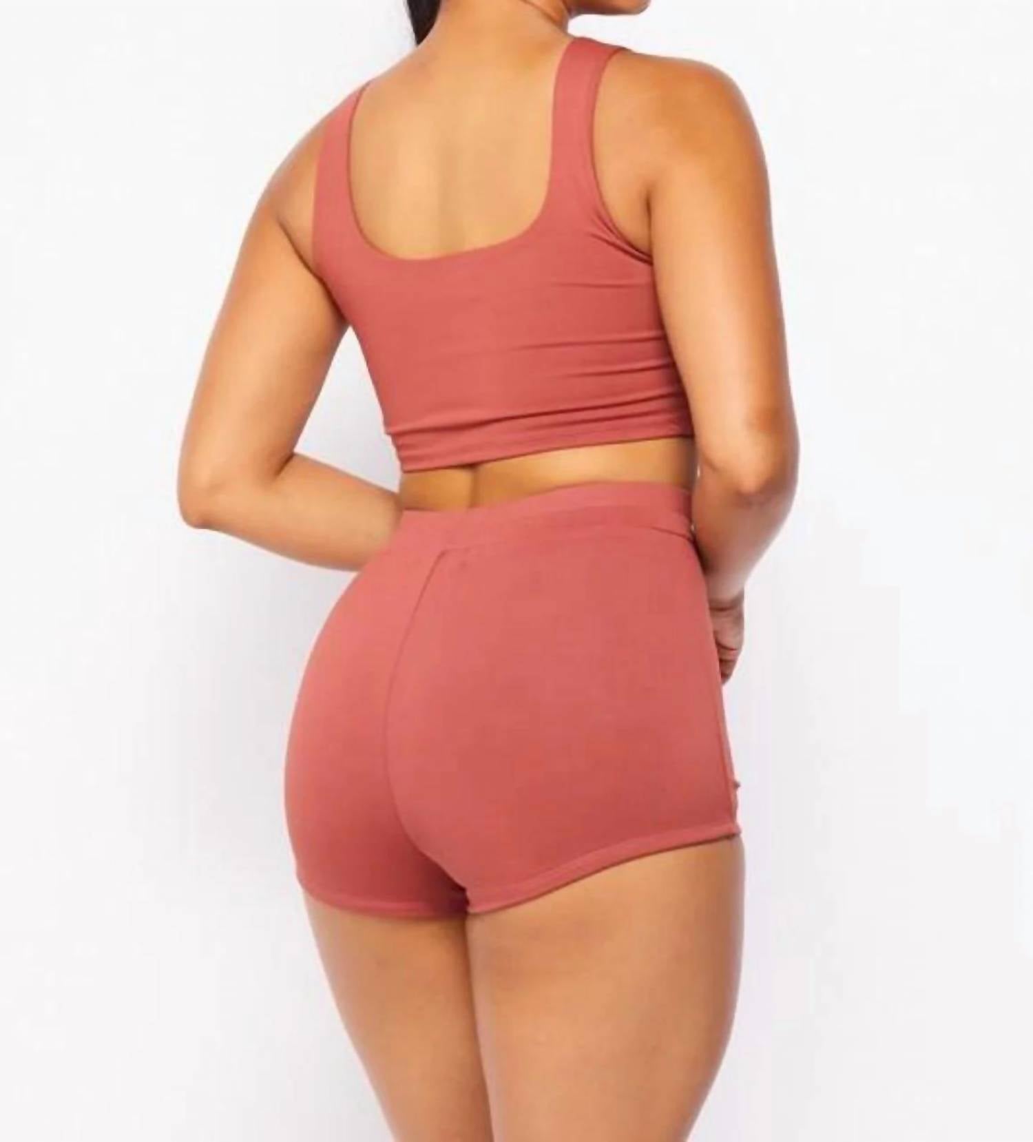 Hot & Delicious - Bucket List Matching Eyelet Short Set