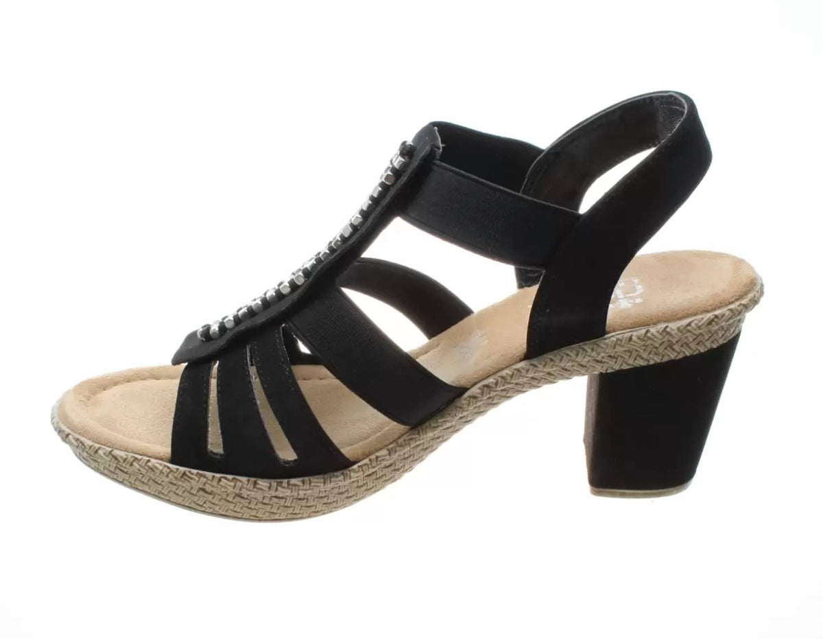 Rieker - Women's Block Heel Sandal