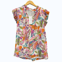Jade - Women's Ruffles Shell Blouse