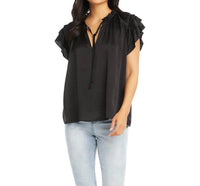 Karen Kane - Bethany Flutter Sleeve Top