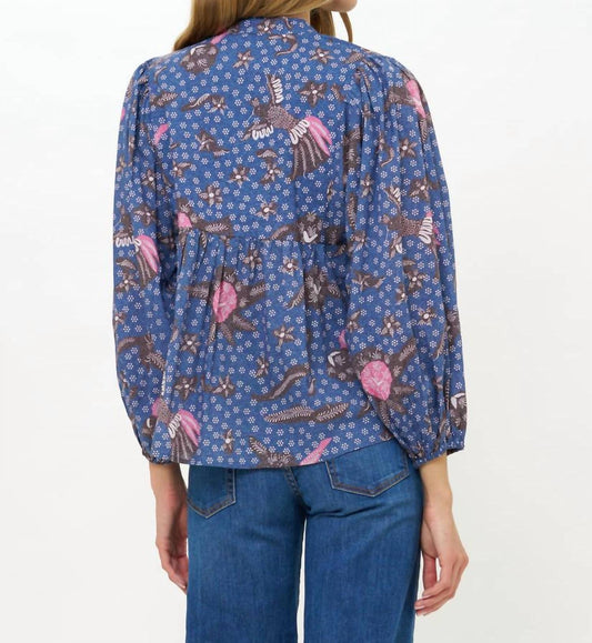 Oliphant - Women's Mandarin Balloon Top