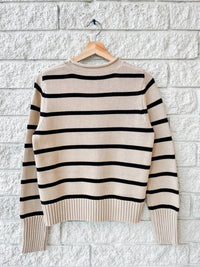 Demylee New York - Quinn Stripe Cotton Sweater