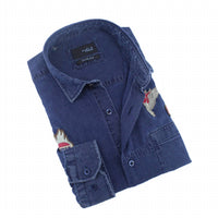 Eight X - Denim Super Patch Button Down Shirt