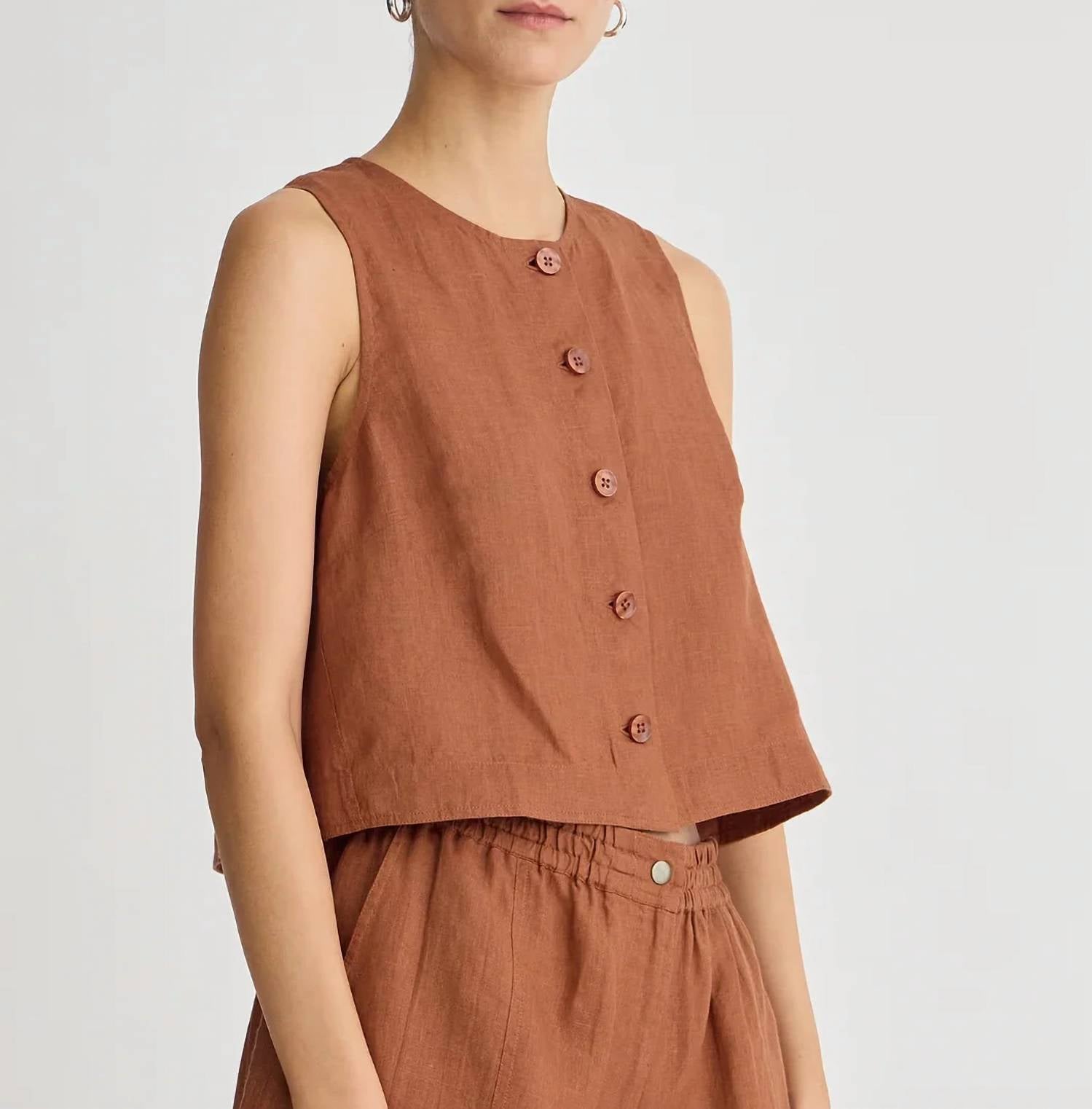 Apiece Apart - Godet Crew Neck Tank Top