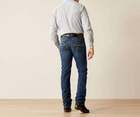 ARIAT M8 Modern Ashton Straight Leg Jeans in champ - men's jeans - detail view