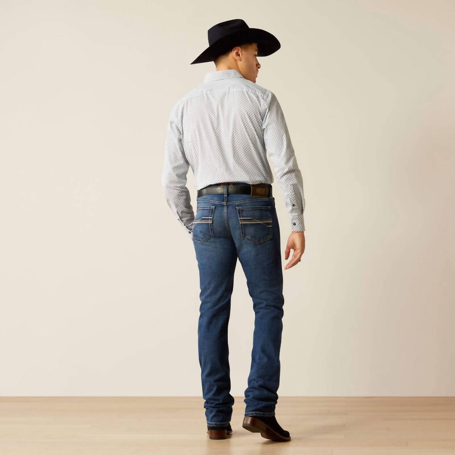 ARIAT M8 Modern Ashton Straight Leg Jeans in champ - men's jeans - alternate view