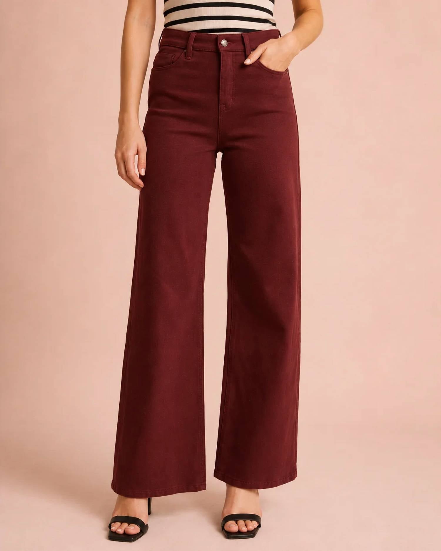 Mica Denim - Wesley Wide Leg Pants