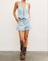 Mustard Seed - Indigo Affair Romper