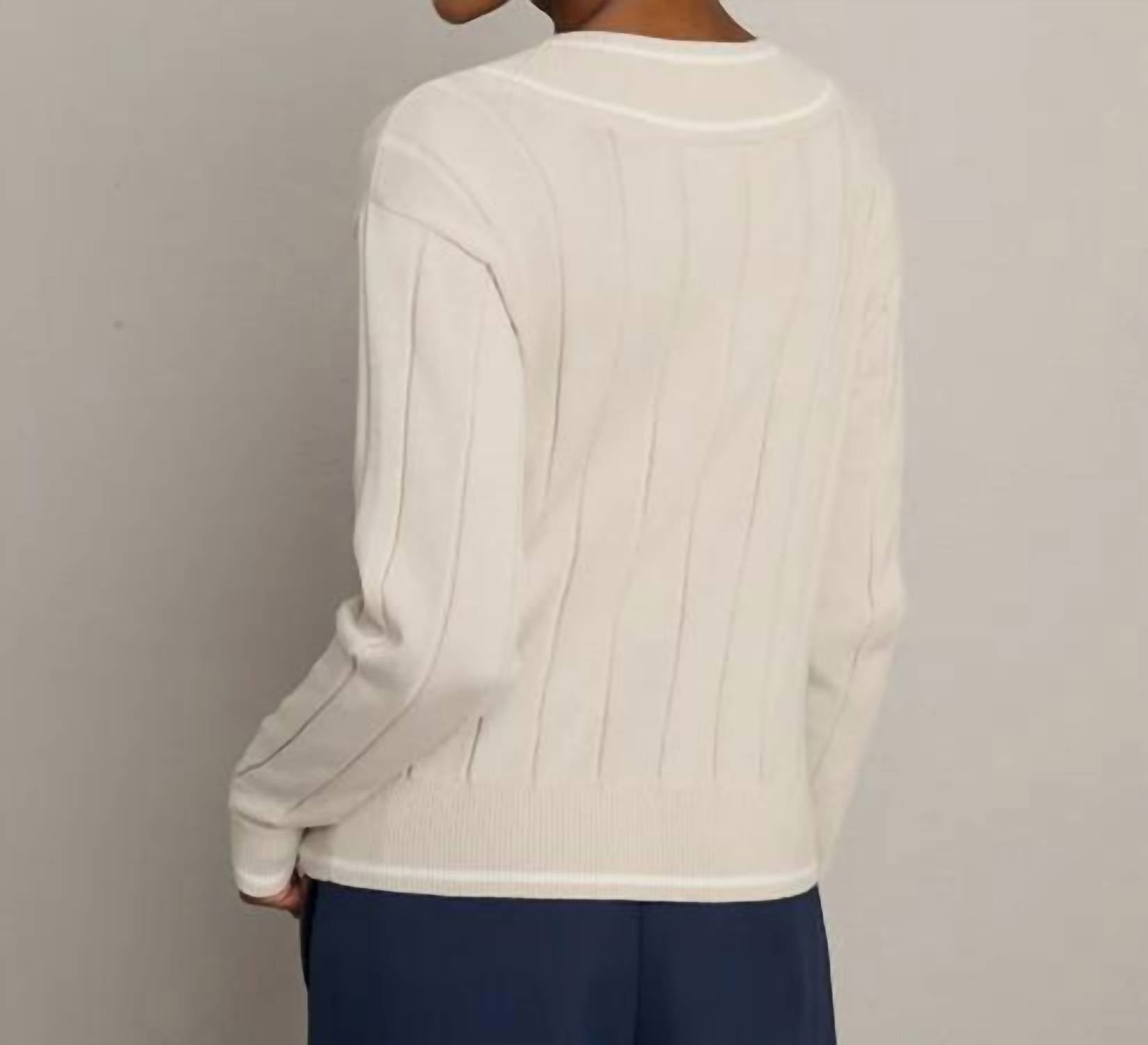 Rhone - Varsity Cable Knit Sweater