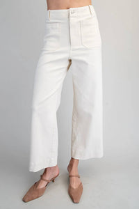 Eesome - Soft Washed Wide Leg Pants