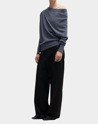 Cordera - Merino Wool Off Shoulder Sweater