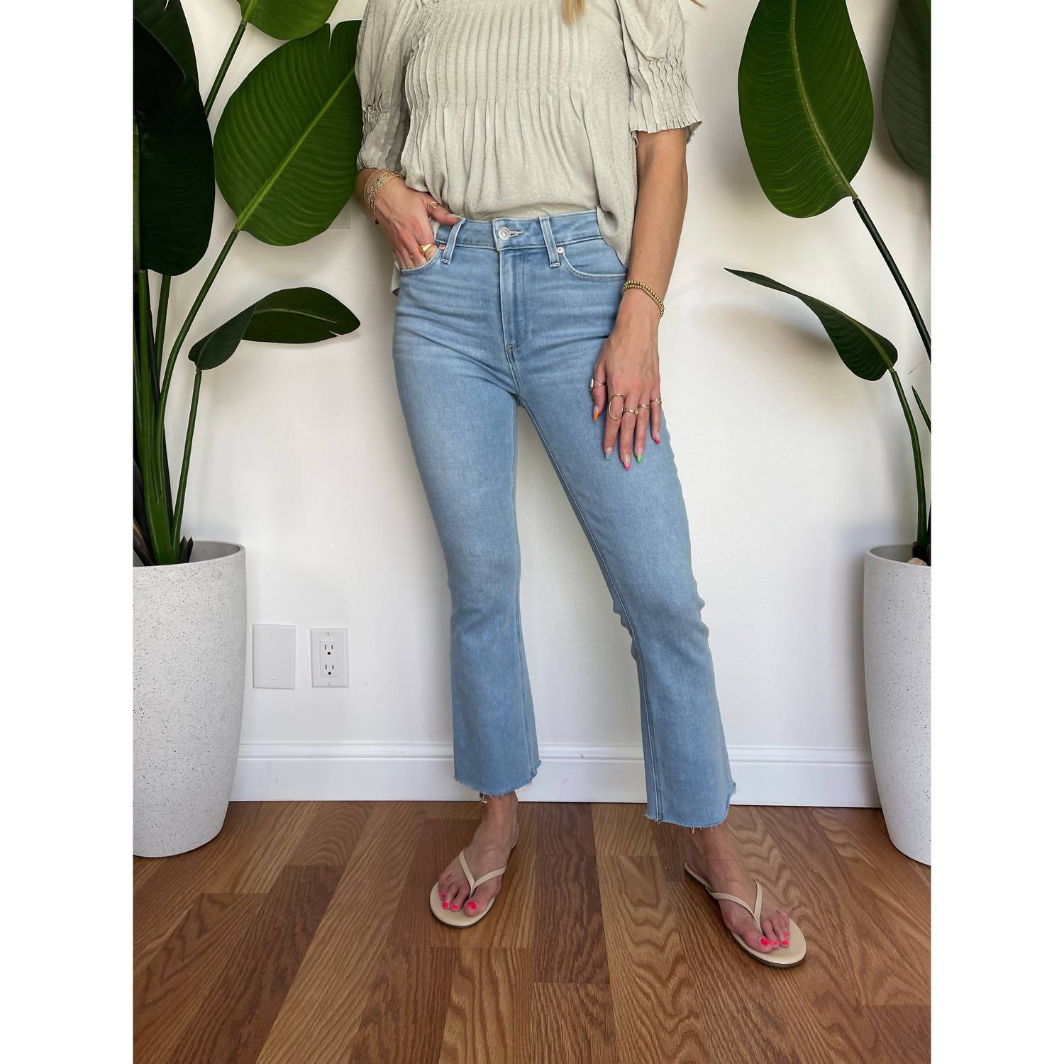 Paige - Vintage Colette Raw Hem Jeans