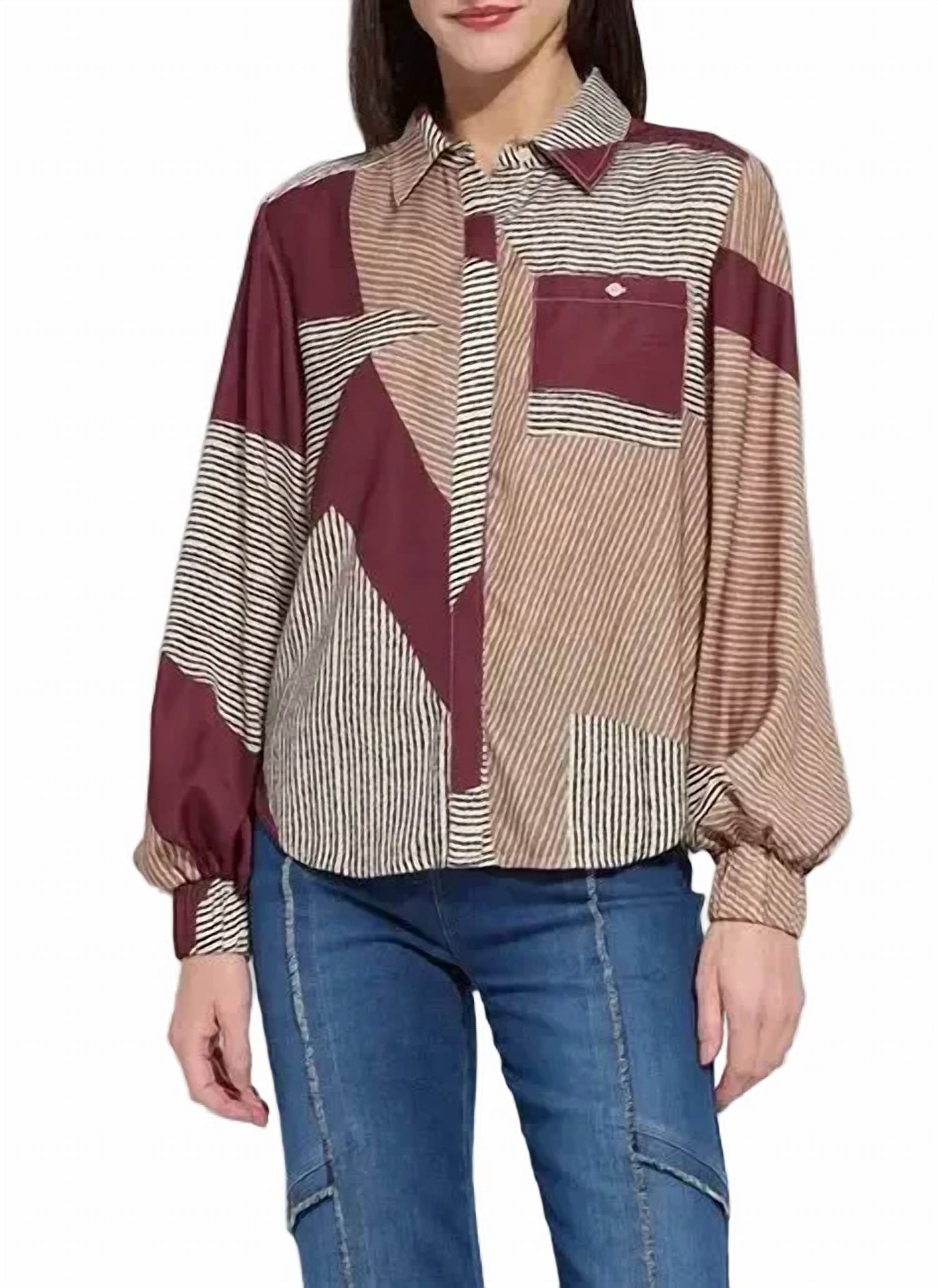 Lysse - Anish Elastic Cuff Shirt Blouse