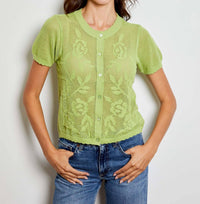 Design History - Women's Floral Lace Cardigan