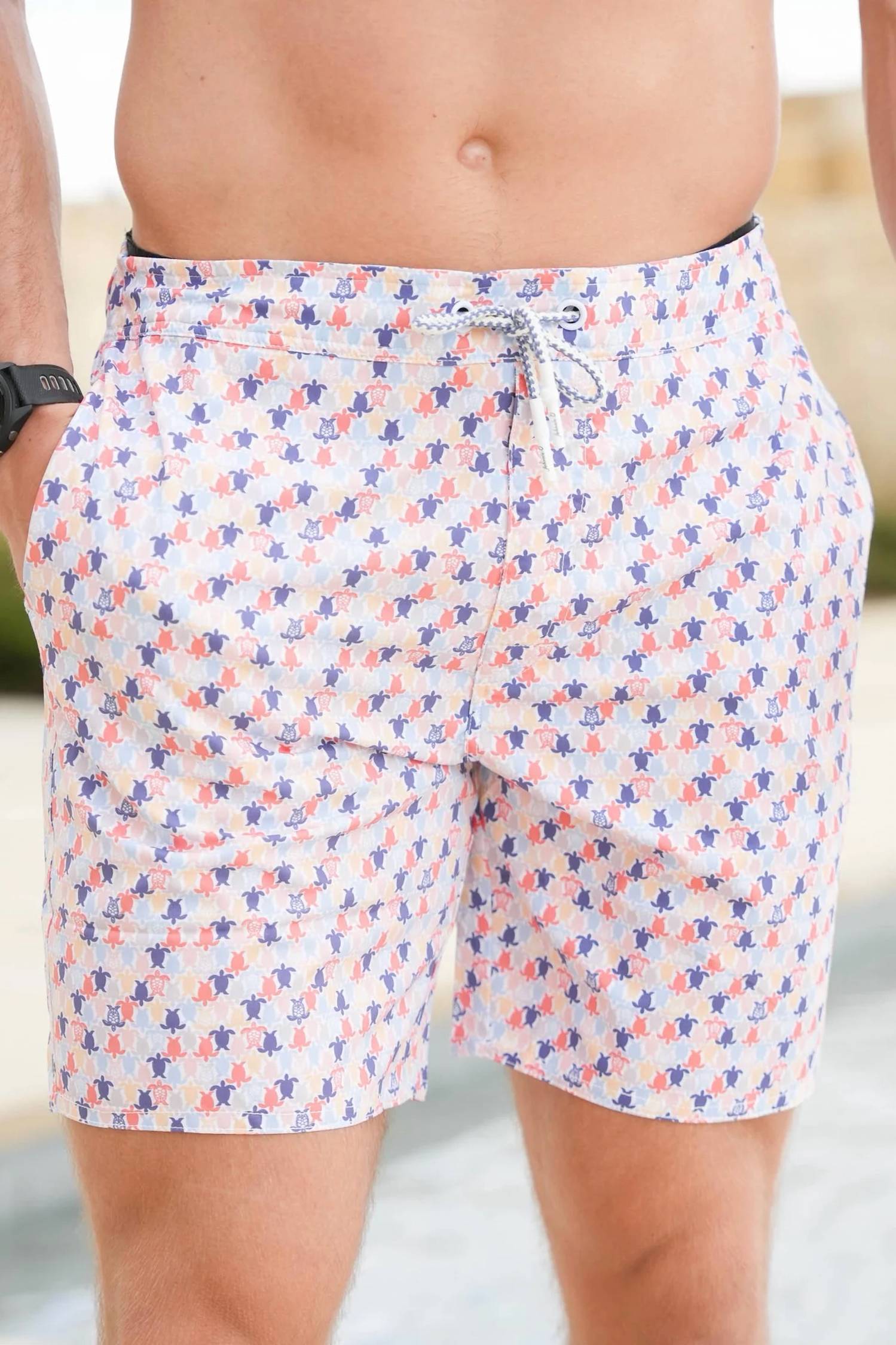 Johnnie-O - Shelly Swim Trunks - 7"