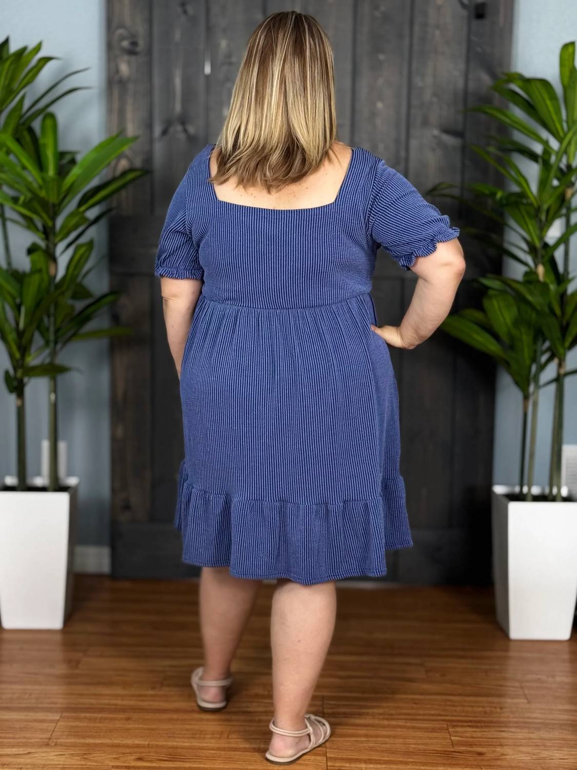 Simply Southern - Radiantly Ribbed Babydoll Midi Dress