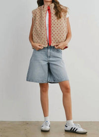 Buttermelon - Floral Fleece Vest