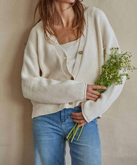 By Together - Kacey Button Closure Cardigan