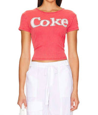 The Laundry Room - Coke Patchwork Baby Rib Tee