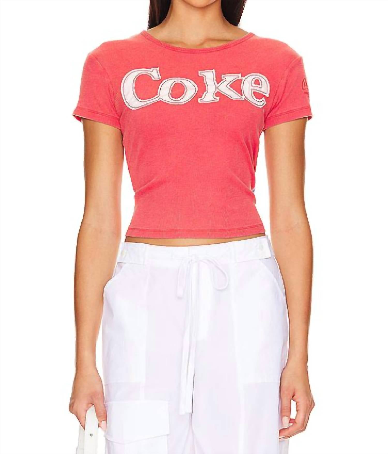 The Laundry Room - Coke Patchwork Baby Rib Tee