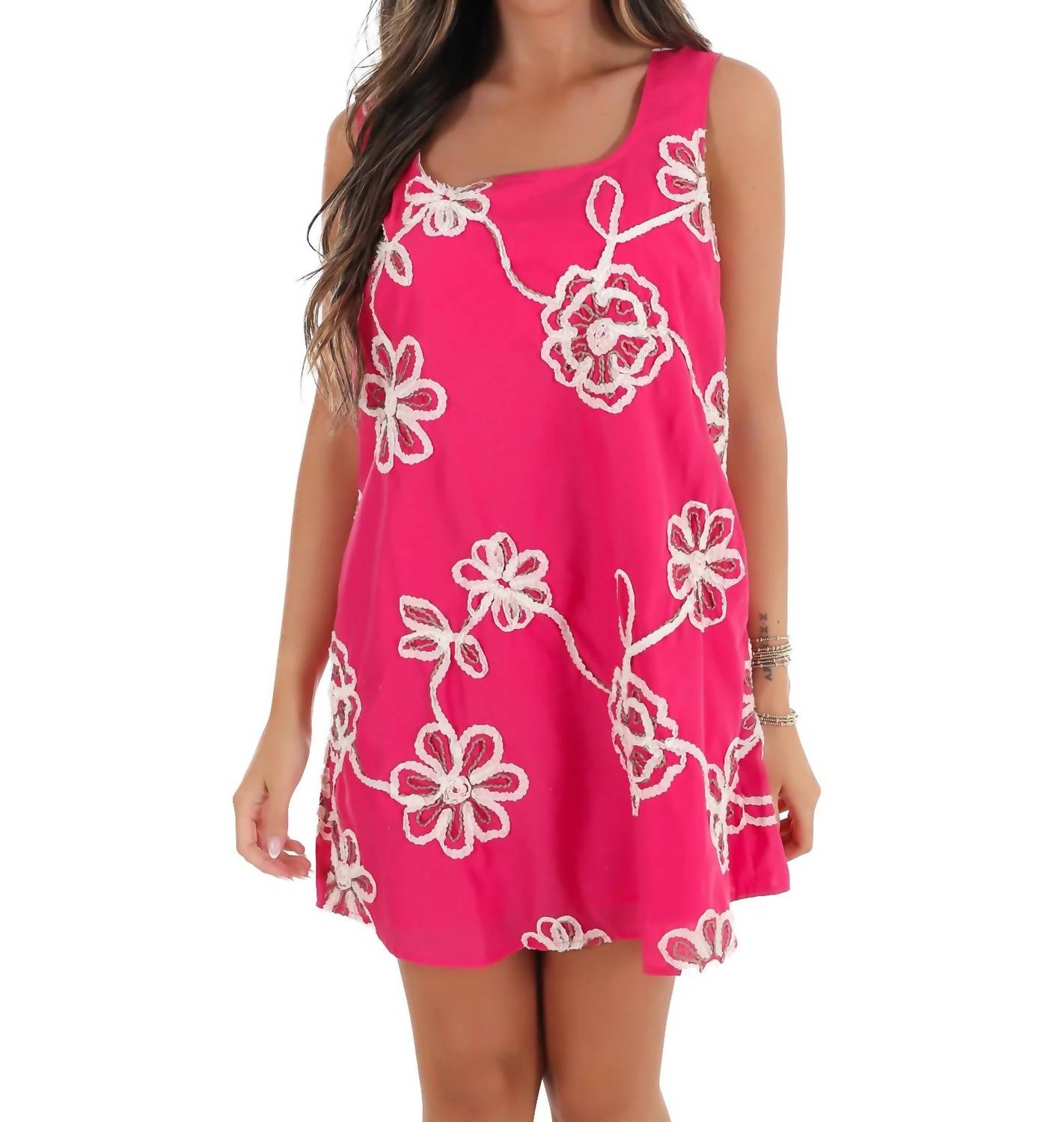 Day + Moon - Women's Floral Flirt Mini Dress