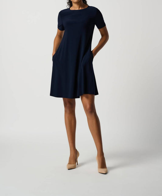 Joseph Ribkoff - Casual A-Line Dress with Pockets