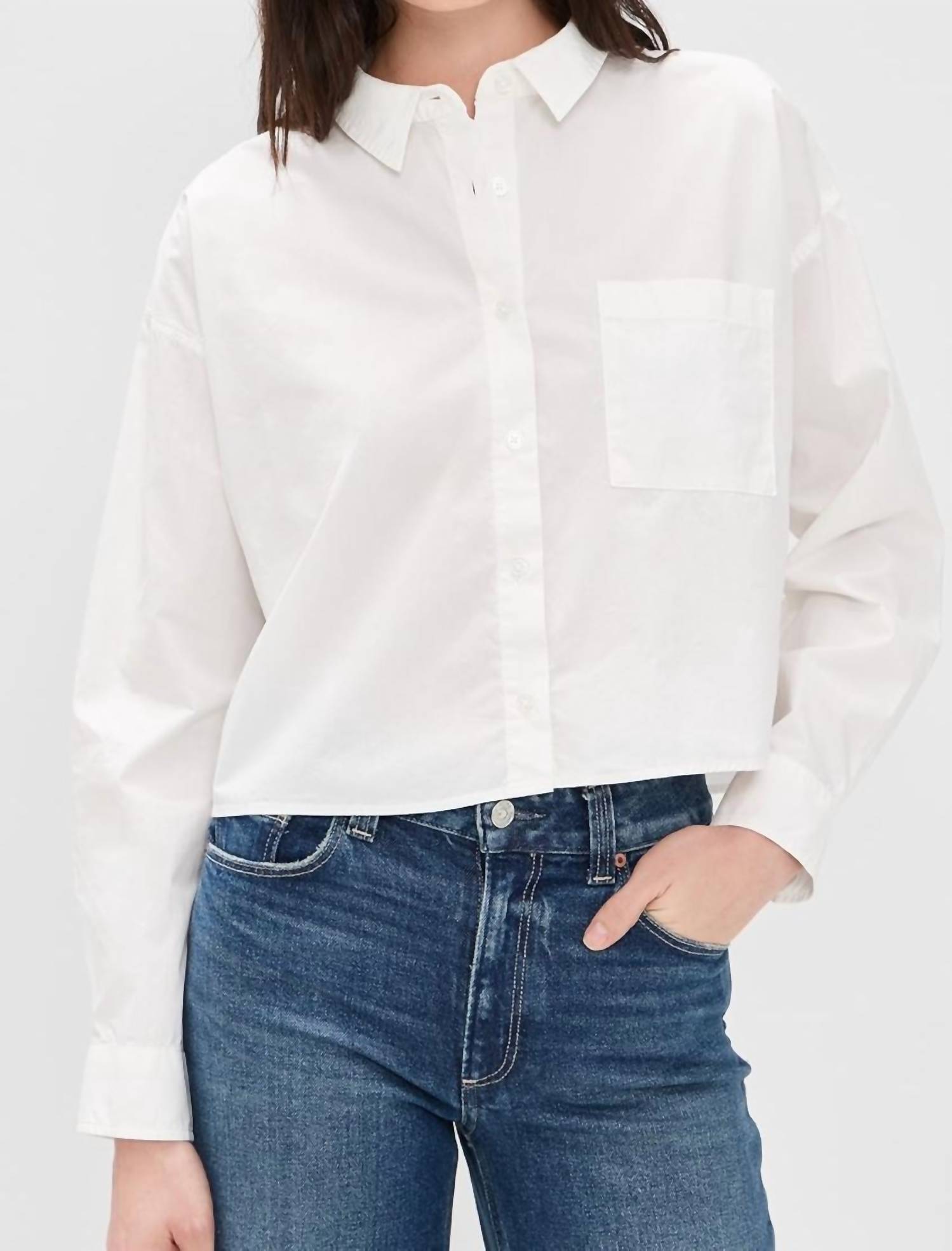 Z Supply Lisette Top in white - women's shirt
